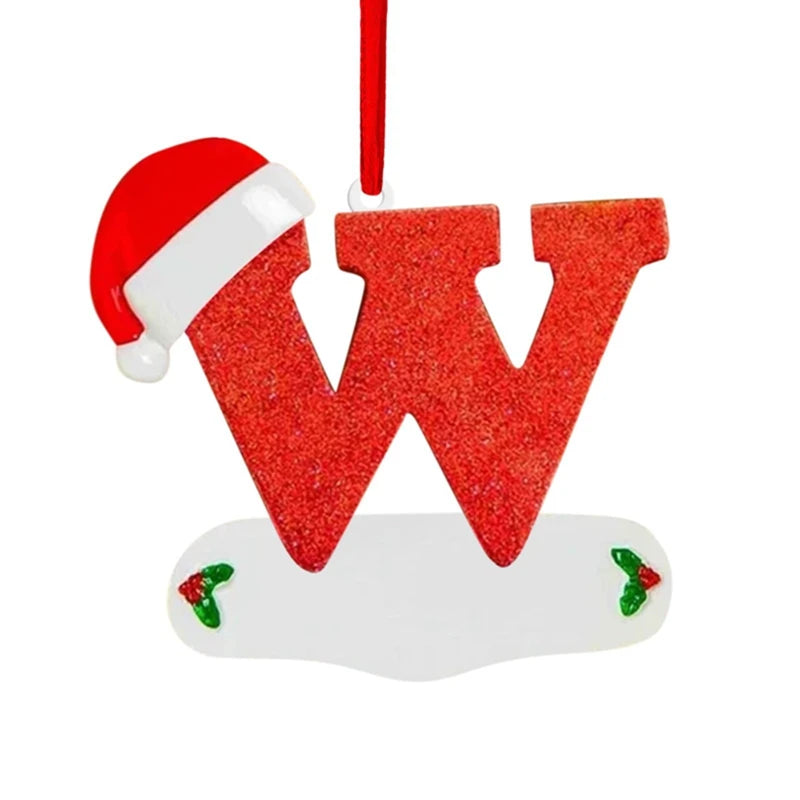 Merry Christmas Alphabet Ornaments – Letter Pendants for Christmas Tree & Home Decor