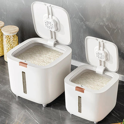 PurePantry Bin – Sealed Rice Dispenser with Lid (5kg/10kg)